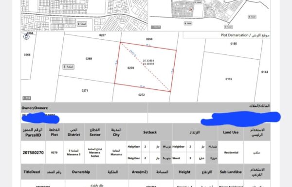 al manama 5 plot plan