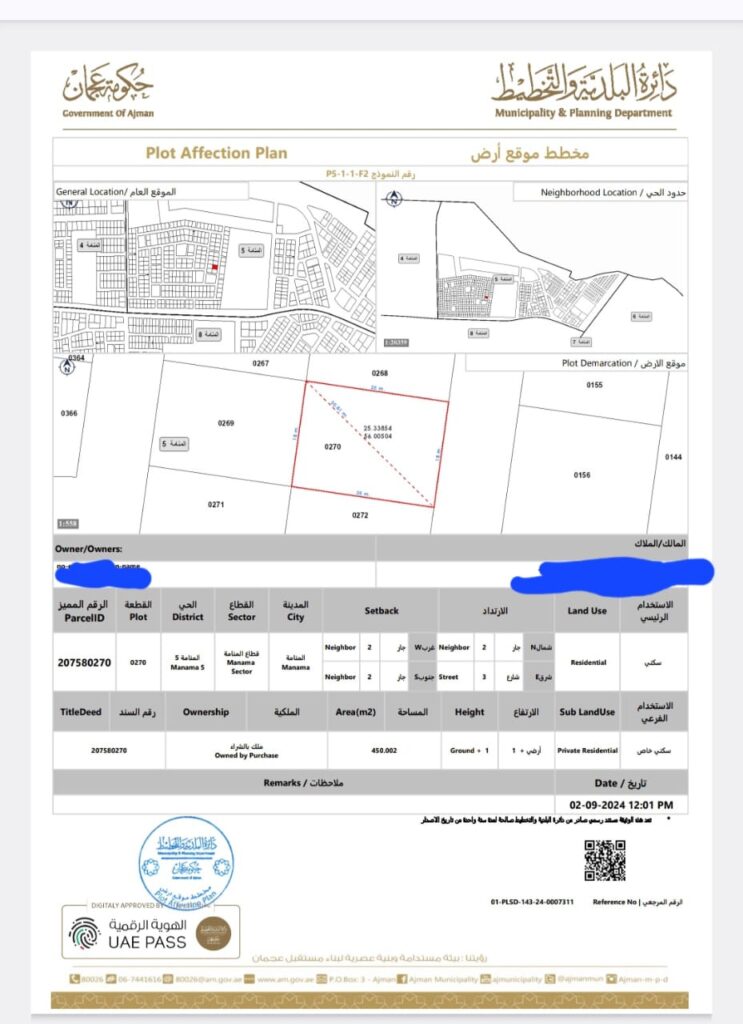 al manama 5 plot plan